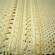 Plaid knitted embossed patterns with thick yarn. Blankets. knitted handmade rugs (kovrik-makrame). My Livemaster. Фото №5