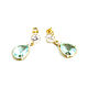Order Mint earrings, earrings with cubic zirconia stylish Mint mood. Irina Moro. Livemaster. . Earrings Фото №3