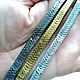 Hematite snake thread 10cm 3 colors, Beads1, Zheleznodorozhny,  Фото №1