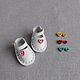Sandals for doll ob11 color - white 18mm. Clothes for dolls. Olga Safonova. My Livemaster. Фото №6