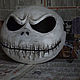 Jack Skellington Mask Resin Full face Halloween mask. Character masks. Kachestvennye avtorskie maski (Magazinnt). Ярмарка Мастеров.  Фото №4