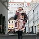 Дубленка женская 311 оверсайз, овчина (тиградо), S-L, 80 см, Дубленки, Москва,  Фото №1