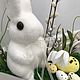 Белый кролик декор на Пасху, Элементы интерьера, Никольск,  Фото №1