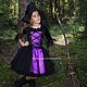 Witch costume. Carnival costumes for children. Little Princess. Online shopping on My Livemaster.  Фото №2