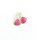 Order Earrings with pendants 'Paradox' small earrings, bright pink. Irina Moro. Livemaster. . Earrings Фото №3