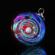 Copy of Pendant ball Exosphere. Universe Cosmos Galaxy Planet Space, Pendant, Moscow,  Фото №1