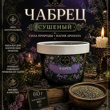Фен-шуй и эзотерика ручной работы. Ярмарка Мастеров - ручная работа Чабрец сушеный (магия трав) 60гр.. Handmade.