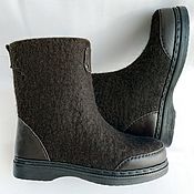 Обувь ручной работы handmade. Livemaster - original item Boots men`s Comfort dark brown. Handmade.