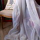 Вуаль для штор с печатным рисунком "Каллы". Ткань шторная, Ткани, Пушкино,  Фото №1