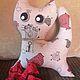 Подушка-игрушка Кот Рябушка. Мягкие игрушки. Ольга Волкова (Sansusi). Ярмарка Мастеров.  Фото №5