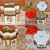 Винтаж handmade. Livemaster - original item Limoges.Box for perfume. France.. Handmade.