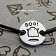  "Boo". Браслет-нить. Happy Katty Ювелирные украшения из серебра. Интернет-магазин Ярмарка Мастеров.  Фото №2