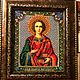 Икона из бисера "Святой великомученик и целитель Пантелеимон", Иконы, Санкт-Петербург,  Фото №1