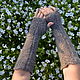 Fingerless gloves womens extra long down. Mitts. Down shop (TeploPuha34). My Livemaster. Фото №4