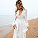 Crepe Chiffon Wedding Dress. Wedding dresses. Anna Skoblikova. Online shopping on My Livemaster.  Фото №2