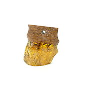 Украшения handmade. Livemaster - original item Bat pendant amber with mahogany K-754. Handmade.