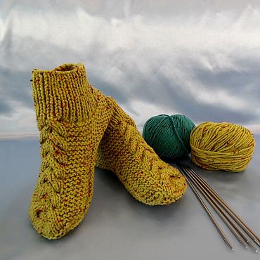 Вяжем носочки, тапочки, пинетки | Вязание спицами для начинающих. | Дзен