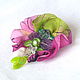 Silk brooch 'honeymoon'. Brooches. WiCool (textile in jewelry). Online shopping on My Livemaster.  Фото №2
