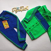 Одежда детская handmade. Livemaster - original item Knitted tracksuit 