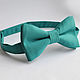 Tie green Classic / bow tie green solid color, Ties, Moscow,  Фото №1