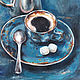 Order  ' Still life with coffee'. Acrylic. Artist Mariya Kozlova. Livemaster. . Pictures Фото №3