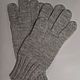 Order Knitted gloves 2182S light gray. HOBBIMANIYA. Livemaster. . Gloves Фото №3