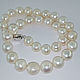Beads 'Natural pearls-white d. .10,5-14,0' pearls 10,5-14,0 mm. VIDEO. Beads2. MaksimJewelryStudio. My Livemaster. Фото №4