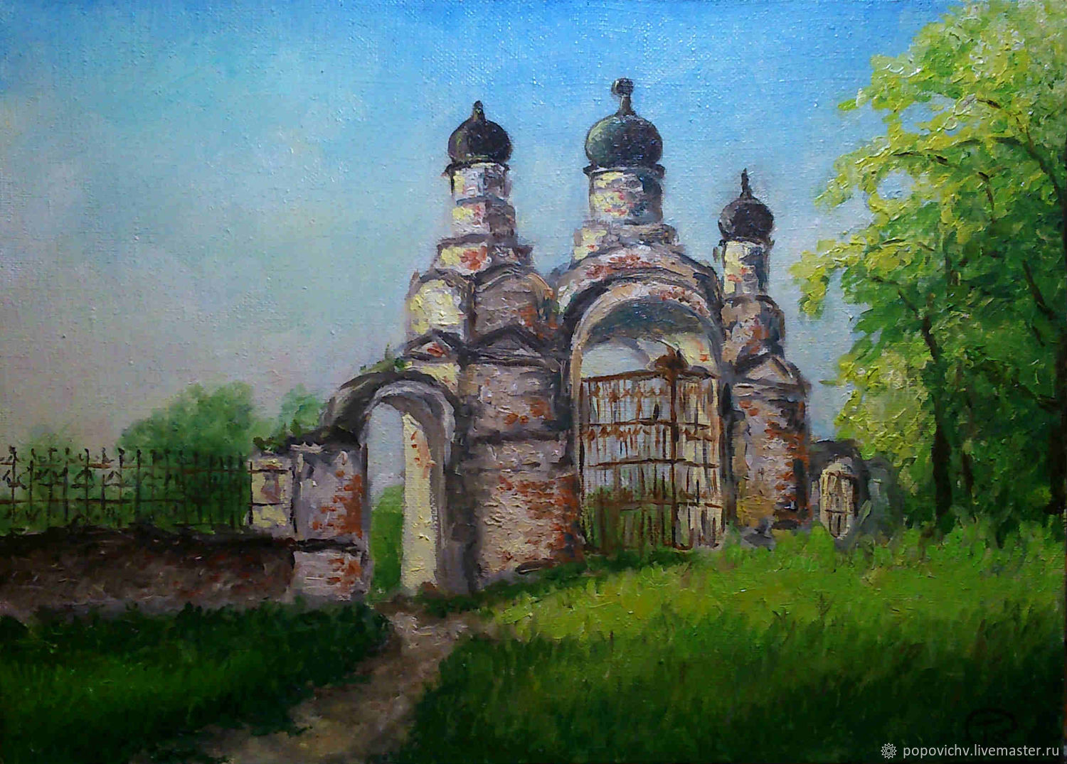 Картина "Старые ворота", Картины, Москва,  Фото №1