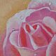  ' Pink Rose' pastel painting. Pictures. flamemilady. My Livemaster. Фото №4