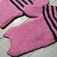 Вязаные варежки "Pink". Варежки. Оксана Владарская. Ярмарка Мастеров.  Фото №4