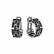 Серьги с черными бриллиантами 0.40 карат. Модель А57 BLACK, Серьги классические, Москва,  Фото №1