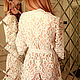 Короткий кружевной халат D3. Халаты. Apilat wedding dresses and lingerie. Интернет-магазин Ярмарка Мастеров.  Фото №2