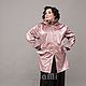 Parka of pink raincoat 'chameleon', with a hood. Art.4325. Parkas jacket. MilaMi. My Livemaster. Фото №6