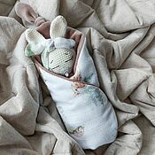 Подарок новорожденному Комфортер Оленёнок