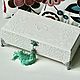 «Весенние цветы» с инициалами. Шкатулки. Шкатулки (HandMadeJoli) (HandMadeJoli). Интернет-магазин Ярмарка Мастеров.  Фото №2