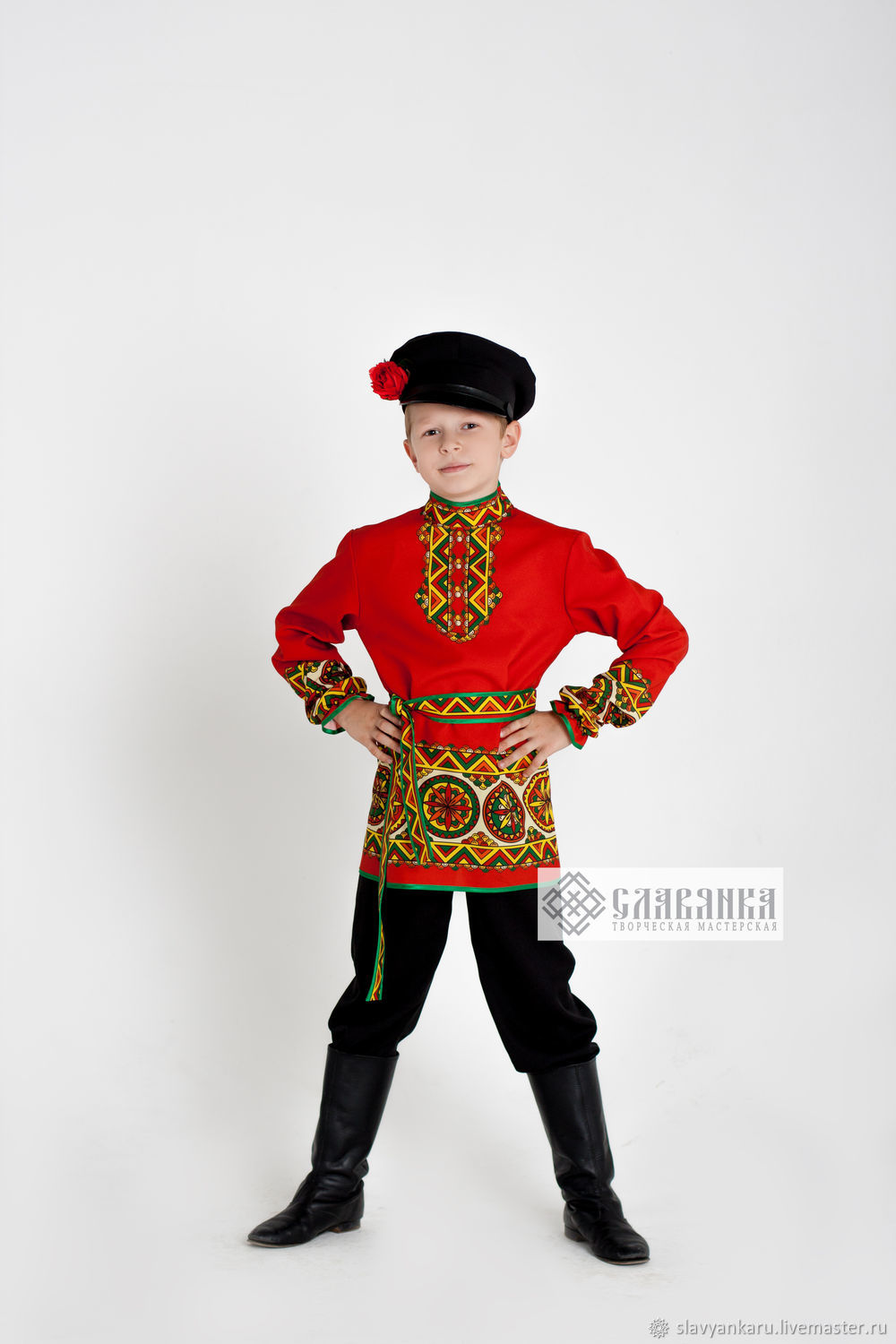 костюм карнавальный детский русский народный для мальчика