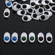 2pcs embroidered eyes for toys and dolls stripe decal patches, Details for dolls and toys, Moscow,  Фото №1