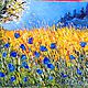 Oil painting 'Blue poppies', Pictures, Vladivostok,  Фото №1