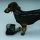 Glass figurine Dachshund. Figurines. In Glass. Online shopping on My Livemaster.  Фото №2