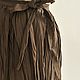 Falda de lino marrón Campesino. Skirts. Skirt Priority (yubkizakaz). Ярмарка Мастеров.  Фото №6