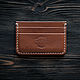 Men's Odal brown leather cardholder. Business card holders. odalgoods (odalgoods). Online shopping on My Livemaster.  Фото №2
