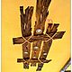 Люстра из дерева "Деревенская", Люстры, Георгиевск,  Фото №1