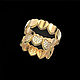 Кольцо "Круговорот сердец" из золота 585 с бриллиантами. Кольца. BUGAKOV jewelry. Интернет-магазин Ярмарка Мастеров.  Фото №2