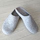 Felted Slippers for men, Flip flops, Leninsk-Kuznetsky,  Фото №1