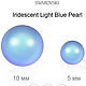 Swarovski 5810,  8 мм, Iridescent Light Blue, Кристаллы, Москва,  Фото №1