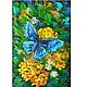 Butterfly painting on flowers! oil. Pictures. Arthelenkey (earthelenkey). My Livemaster. Фото №5