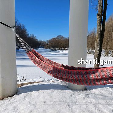 Дача и сад ручной работы. Ярмарка Мастеров - ручная работа Гамак "Серый с розовым". Handmade.