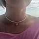 Заказать Жемчужный чокер с сердцем из розового кварца. BStone_jewellery. Ярмарка Мастеров. . Чокер Фото №3
