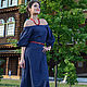 199: длинное платье с открытыми плечами и воланом понизу, Платья, Москва,  Фото №1
