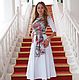 Платье "Белая роза" с цветочной вставкой, Dresses, Moscow,  Фото №1